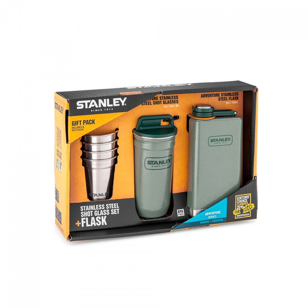 Комплект Stanley Adventure Steel Shots and Flask фляга фото отзывы