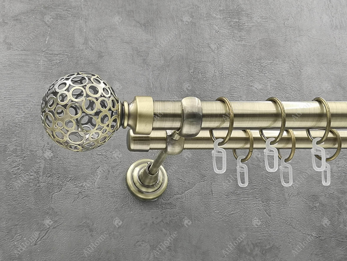 Карниз Quadrum Савона 160 см двойной Антик 25/19 мм гладкая (кольца с крючками)
Карниз Quadrum Савона 160 см двойной Антик 25/19 мм гладкая (кольца с крючками)