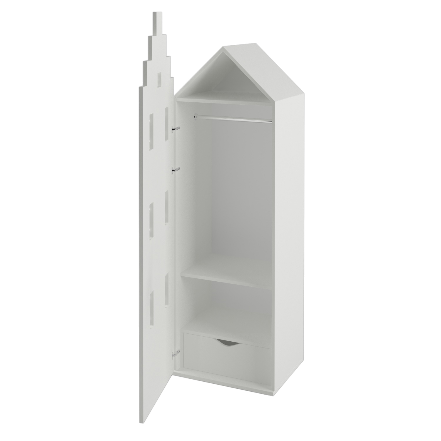 Гардеробный детский шкаф домик Амстердам Little Room Little Room Baby House белый (WFR-000006)
Гардеробный детский шкаф домик Амстердам Little Room Little Room Baby House белый (WFR-000006)