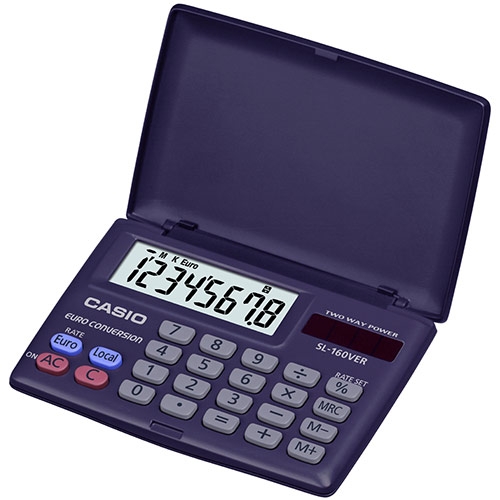 Калькулятор карманный Casio 8 разрядный 10x87x58 мм пластиковый (SL 160VER SA EH)
Калькулятор карманный Casio 8 разрядный 10x87x58 мм пластиковый (SL 160VER SA EH)