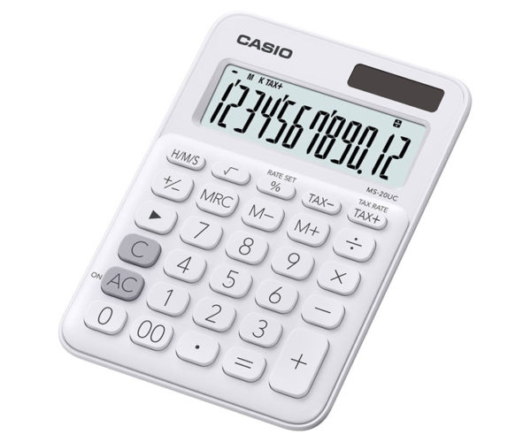 Калькулятор настольный Casio 12 разрядный 150 * 105 * 22.8 мм белый (MS 20UC WE S EС)
Калькулятор настольный Casio 12 разрядный 150 * 105 * 22.8 мм белый (MS 20UC WE S EС)
