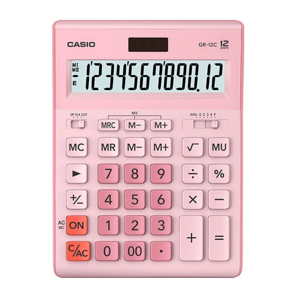 Калькулятор настольный Casio 12 разрядный 209 * 155 * 34.5 мм розовый (GR 12C PK W EP)
Калькулятор настольный Casio 12 разрядный 209 * 155 * 34.5 мм розовый (GR 12C PK W EP)
