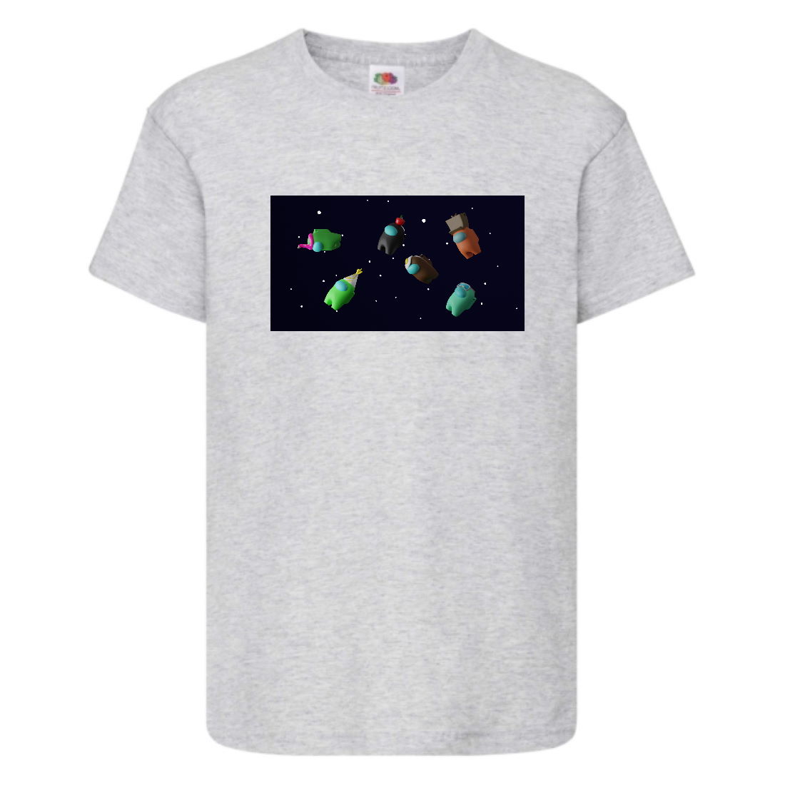 Футболка детская Амонг АС 011 (Among US) серая (among-us-011-gr) 116 см 
Футболка детская Амонг АС 011 (Among US) серая (among-us-011-gr) 116 см