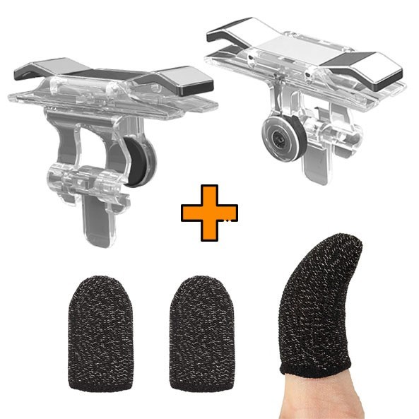 Игровые контроллеры для смартфона Marpiel E9 Silver (геймпад триггеры курки для PUBG) + напальчники
Игровые контроллеры для смартфона Marpiel E9 Silver (геймпад триггеры курки для PUBG) + напальчники