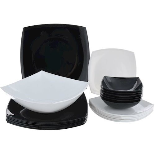 Сервиз столовый Luminarc Quadrato Black&White 19 предметов стеклокерамика (5239)
Сервиз столовый Luminarc Quadrato Black&White 19 предметов стеклокерамика (5239)