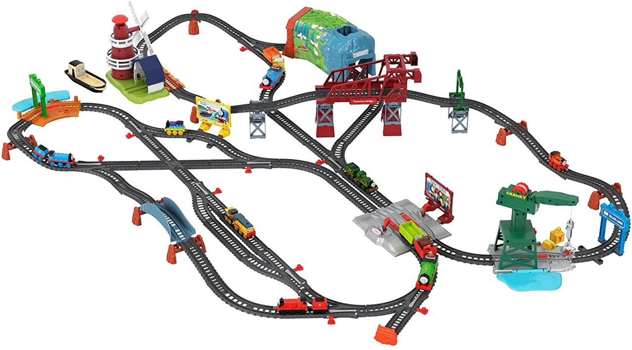 Железная дорога Томас и друзья Фишер-Прайс Fiher-Price Thomas and Friends All Around Sodor Deluxe Set
Железная дорога Томас и друзья Фишер-Прайс Fiher-Price Thomas and Friends All Around Sodor Deluxe Set