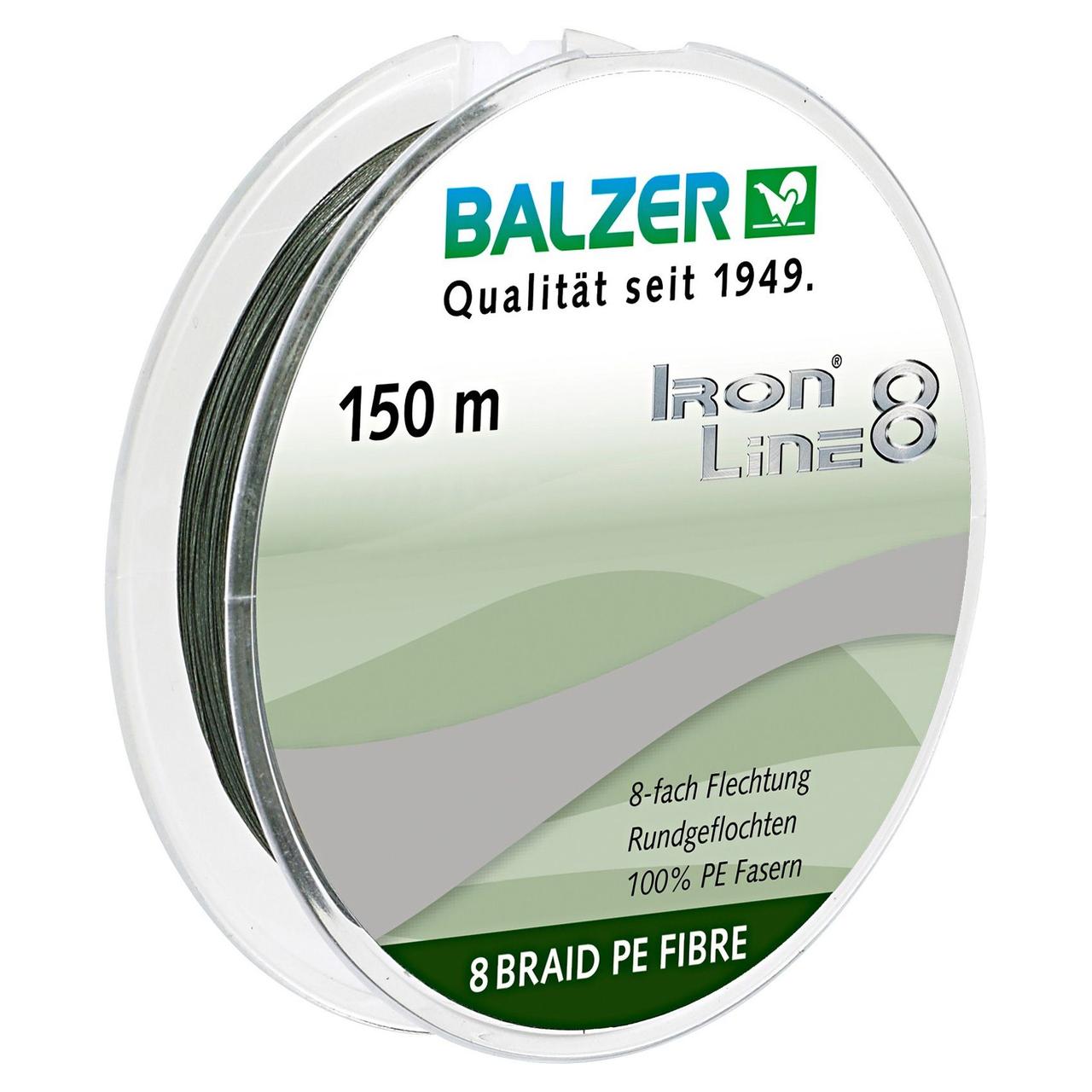 Шнур рыболовный Balzer Iron Line 8x Catfish Green 300 м 0.60 мм 75.5 кг Dark Green
Шнур рыболовный Balzer Iron Line 8x Catfish Green 300 м 0.60 мм 75.5 кг Dark Green