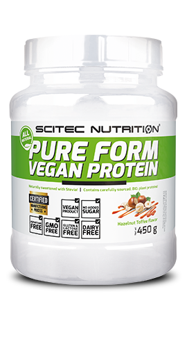 Рисовый протеин Scitec Nutrition Pure Form Vegan Protein 450g хрустящая ириска
Рисовый протеин Scitec Nutrition Pure Form Vegan Protein 450g хрустящая ириска