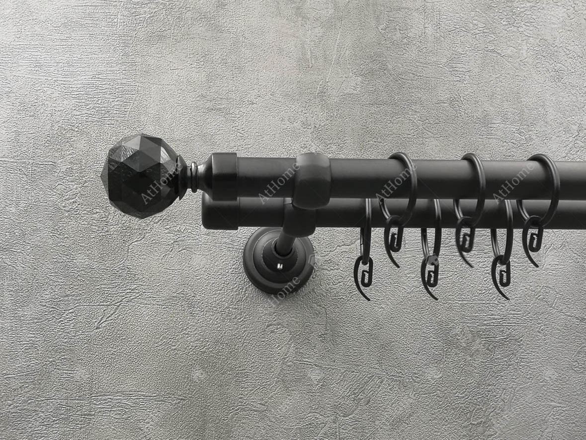 Карниз Quadrum Черный кристалл 160 см двойной черный матовый 19/19 мм гладкая (кольца с крючками)
Карниз Quadrum Черный кристалл 160 см двойной черный матовый 19/19 мм гладкая (кольца с крючками)