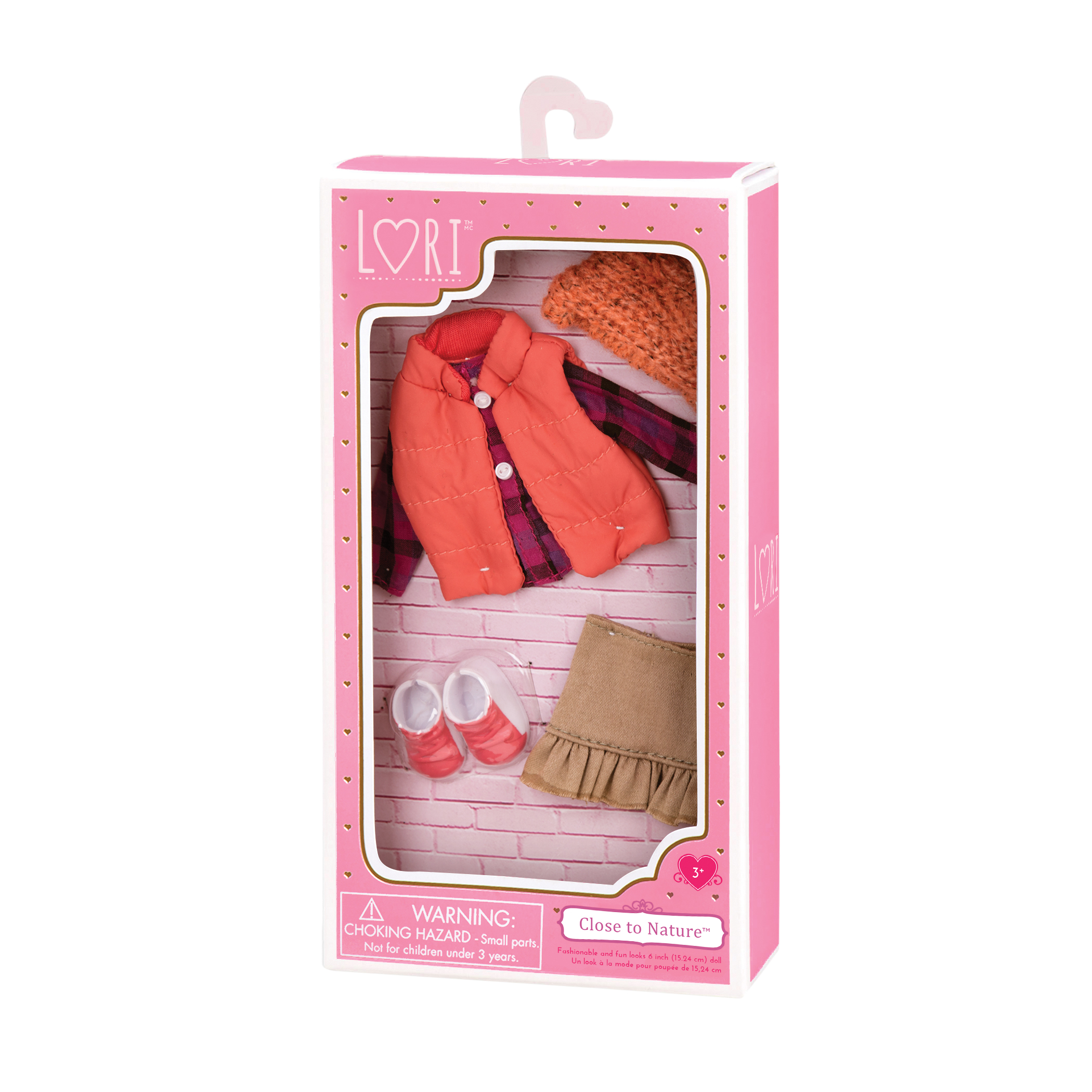 

Игрушечный набор одежды для кукол 15см LORI пуховой жилет (LO30004Z)