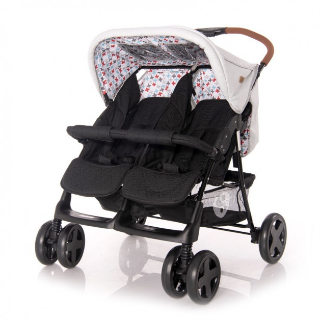 Детская коляска для двойни Lorelli Twin Черно-серая (TWIN GREY BLACK CROSS+MAMA BAG)
Детская коляска для двойни Lorelli Twin Черно-серая (TWIN GREY BLACK CROSS+MAMA BAG)