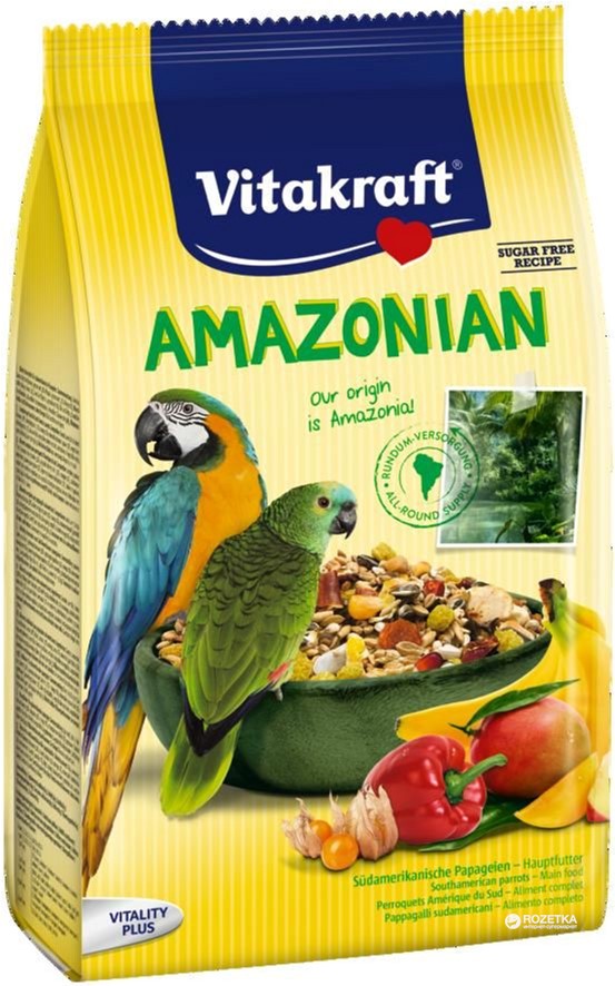 Повседневный корм для американских попугаев Vitakraft Amazonia 750 г (4008239216434)
Повседневный корм для американских попугаев Vitakraft Amazonia 750 г (4008239216434)