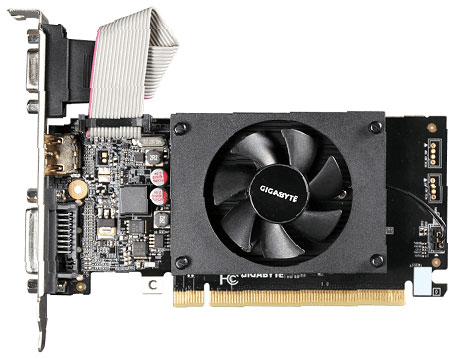 Gigabyte PCI-Ex GeForce GT 710 2048MB DDR3 (64bit) (954/1800) (HDMI, DVI, VGA) (GV-N710D3-2GL)
Gigabyte PCI-Ex GeForce GT 710 2048MB DDR3 (64bit) (954/1800) (HDMI, DVI, VGA) (GV-N710D3-2GL)