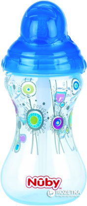 Поильник Nuby Flip It с силиконовой трубочкой-непроливайкой 300 мл Голубой (10241blu) (5414959029541)
Поильник Nuby Flip It с силиконовой трубочкой-непроливайкой 300 мл Голубой (10241blu) (5414959029541)