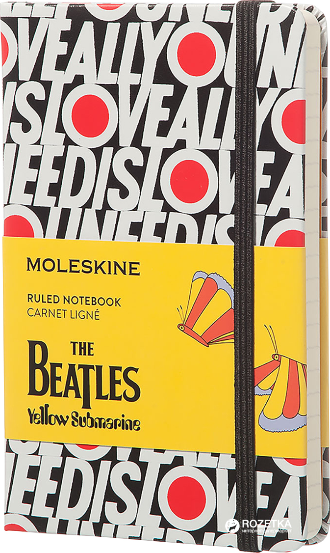 Записная книга Moleskine Beatles 9 х 14 см 192 страницы в линейку All You Need Is Love (8055002851541)
Записная книга Moleskine Beatles 9 х 14 см 192 страницы в линейку All You Need Is Love (8055002851541)