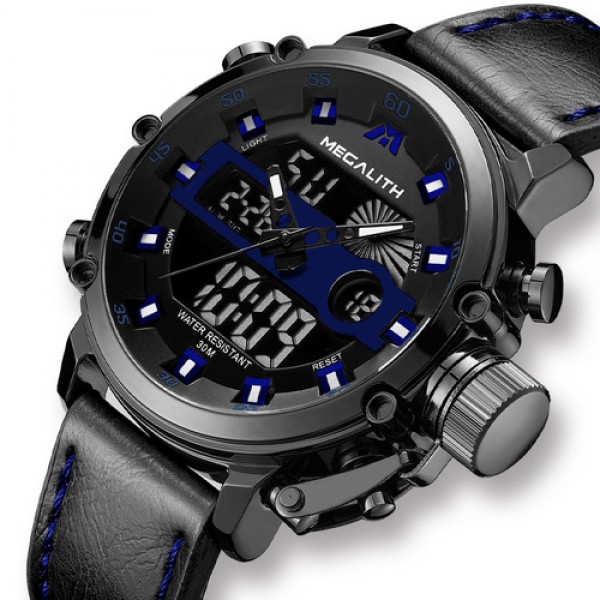 Наручные часы Megalith 8051M Black-Dark Gray-Blue мужские комбинированые + подарочная коробка
Наручные часы Megalith 8051M Black-Dark Gray-Blue мужские комбинированые + подарочная коробка