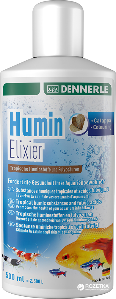 Кондиционер для получения тропической воды Dennerle Humin Elixier 500 мл (4001615016734)
Кондиционер для получения тропической воды Dennerle Humin Elixier 500 мл (4001615016734)
