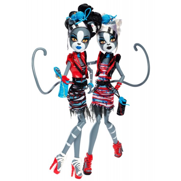 Куклы Монстер Хай Мелодия и Пурсефона Зомби Шейк Monster High Meowlody and Purrsephone Zombie Shake
Куклы Монстер Хай Мелодия и Пурсефона Зомби Шейк Monster High Meowlody and Purrsephone Zombie Shake