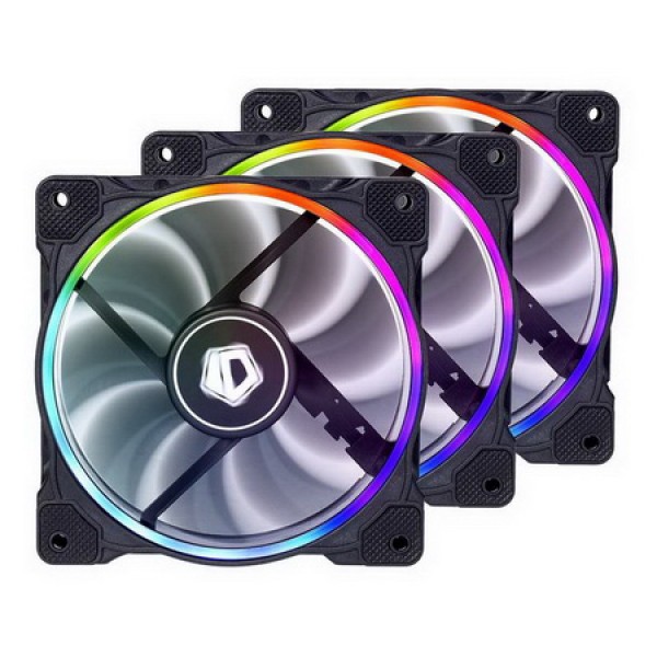Вентилятор ID-Cooling ZF-12025-RGB Trio (3pcs Pack), 120x120x25мм, 4-pin PWM, черный
Вентилятор ID-Cooling ZF-12025-RGB Trio (3pcs Pack), 120x120x25мм, 4-pin PWM, черный