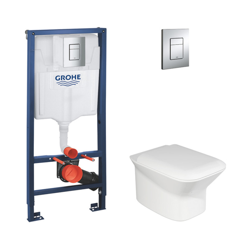 Набір унітаз Azzurra Prua PRU100B1SOSK з сидінням Azzurra Prua PRU1800F + інсталяція Grohe Rapid SL 38772001
Набір унітаз Azzurra Prua PRU100B1SOSK з сидінням Azzurra Prua PRU1800F + інсталяція Grohe Rapid SL 38772001
