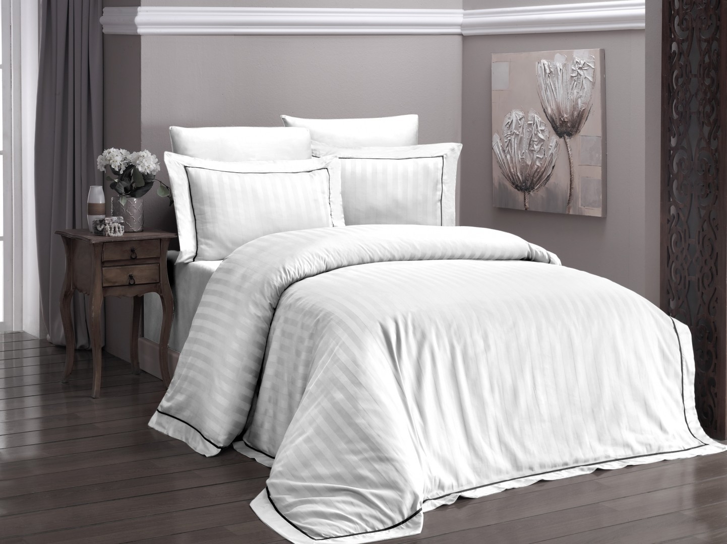 Комплект постельного белья евро First Choice Deluxe SATIN Novel Line Beyaz 200х220 (FCS-0094)
Комплект постельного белья евро First Choice Deluxe SATIN Novel Line Beyaz 200х220 (FCS-0094)
