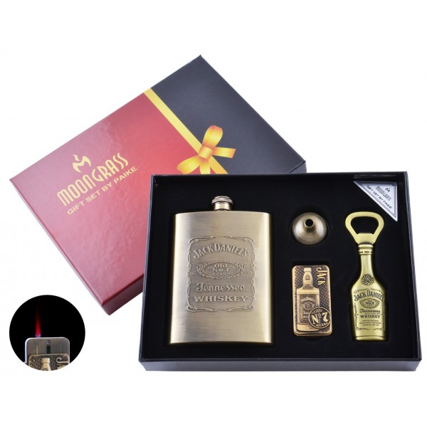 Подарочный набор с флягой Dack Daniels Зажигалка/Лейка/Открывалка №DJH-1289
Подарочный набор с флягой Dack Daniels Зажигалка/Лейка/Открывалка №DJH-1289