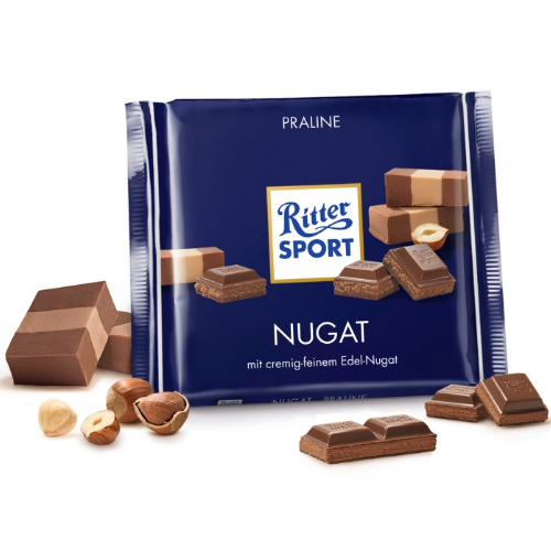 Молочный шоколад Ritter Sport Нуга 100 г купить в Украине ROZETKA