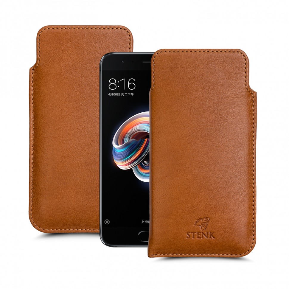 Футляр Stenk Elegance для Xiaomi Mi Note 3 Camel