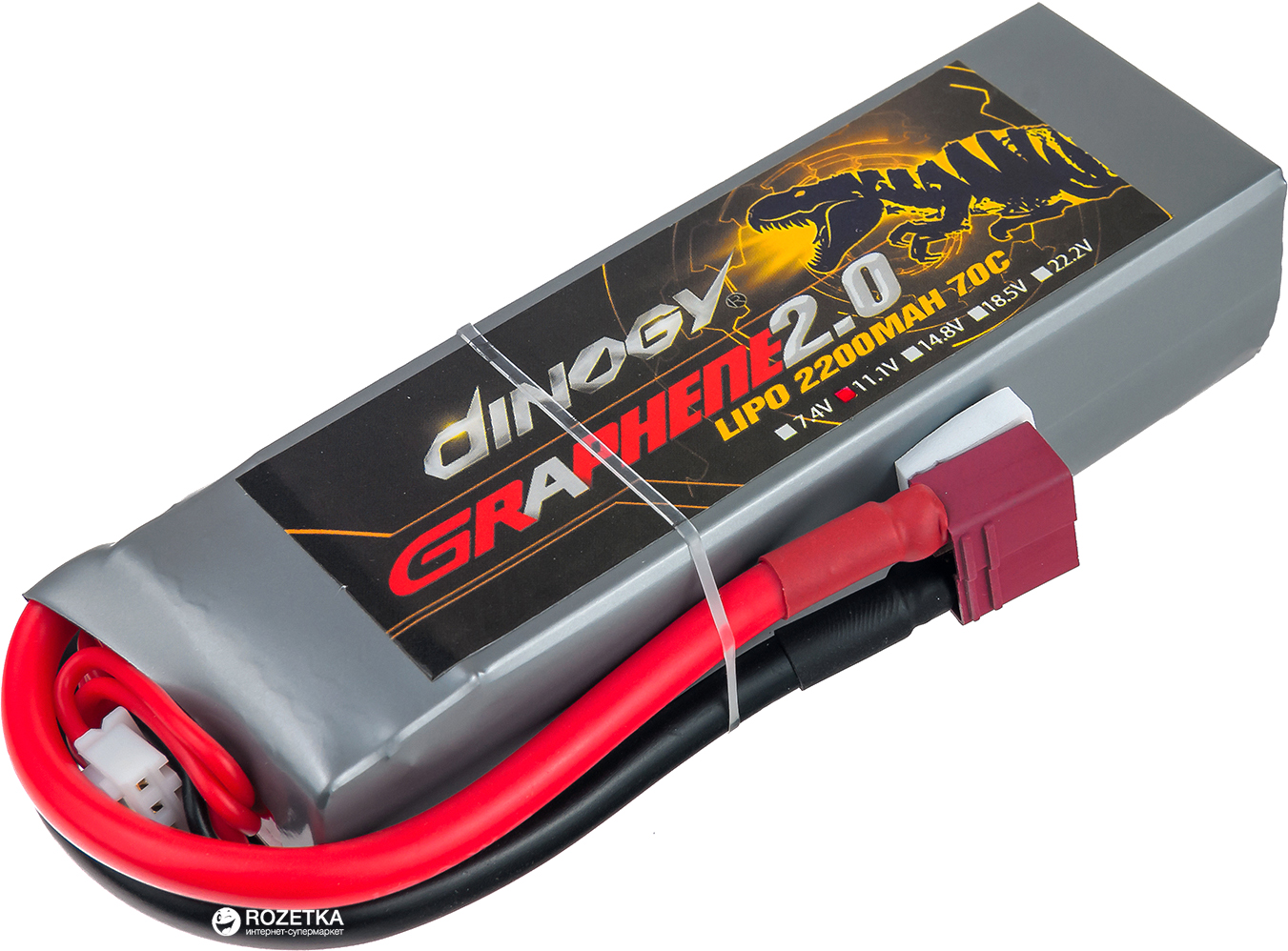 Аккумулятор Dinogy G2.0 Li-Pol 2200 mAh 11.1V 3S 70C 24x35x110мм T-Plug (2711257729979)
Аккумулятор Dinogy G2.0 Li-Pol 2200 mAh 11.1V 3S 70C 24x35x110мм T-Plug (2711257729979)