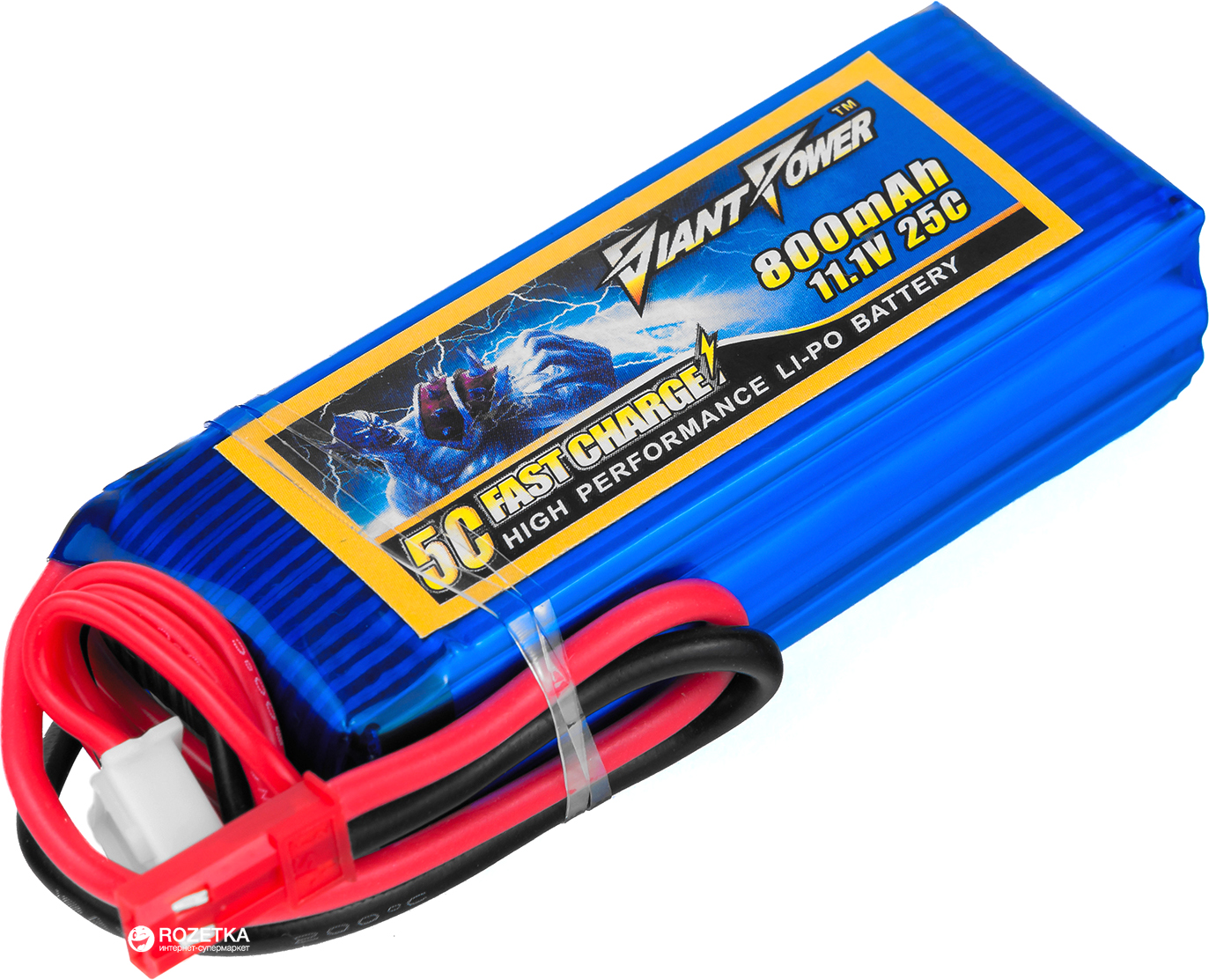 Аккумулятор Giant Power Li-Pol 800 mAh 11.1V 3S 25C 17x25x68мм JST (2711518764299)
Аккумулятор Giant Power Li-Pol 800 mAh 11.1V 3S 25C 17x25x68мм JST (2711518764299)