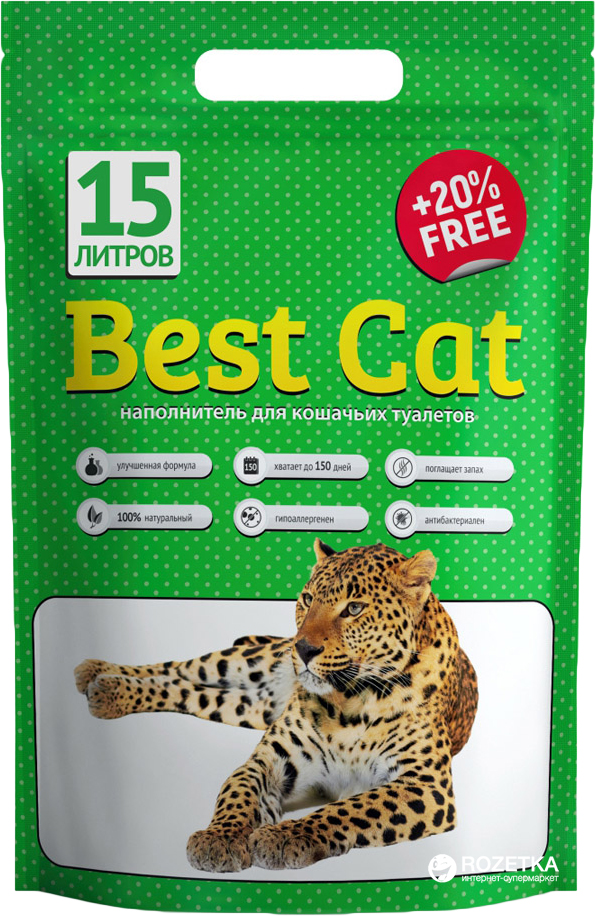 Наполнитель для кошачьего туалета Best Cat Green Apple Силикагелевый впитывающий 15л (SGL038/4820186930351)
Наполнитель для кошачьего туалета Best Cat Green Apple Силикагелевый впитывающий 15л (SGL038/4820186930351)