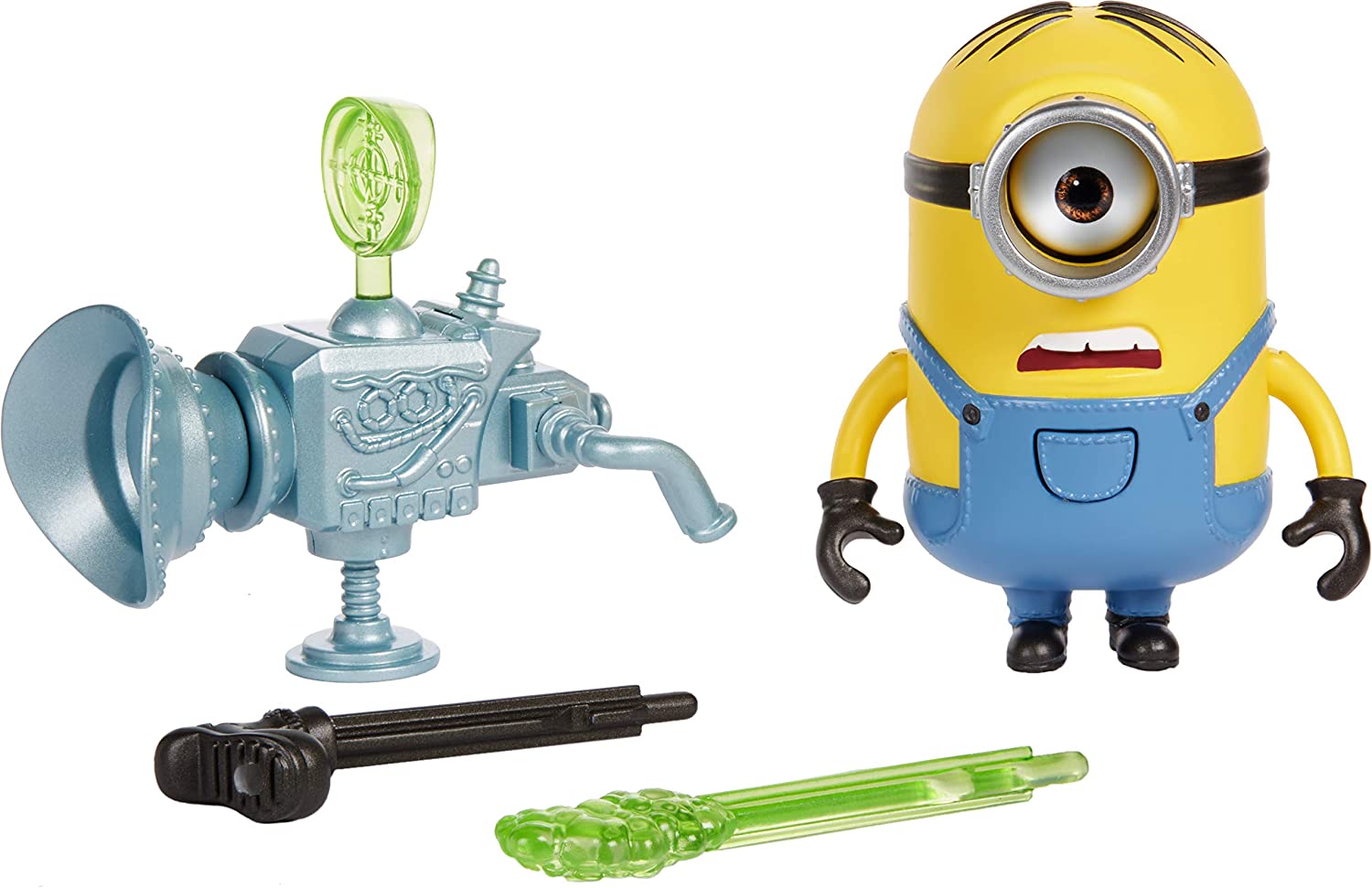 Говорящая фигурка Миньона Стюарта Mattel Minions The Rise of Gru Loud N’ Rowdy Stuart Talking Action Figure Mattel (GMF04)
Говорящая фигурка Миньона Стюарта Mattel Minions The Rise of Gru Loud N’ Rowdy Stuart Talking Action Figure Mattel (GMF04)