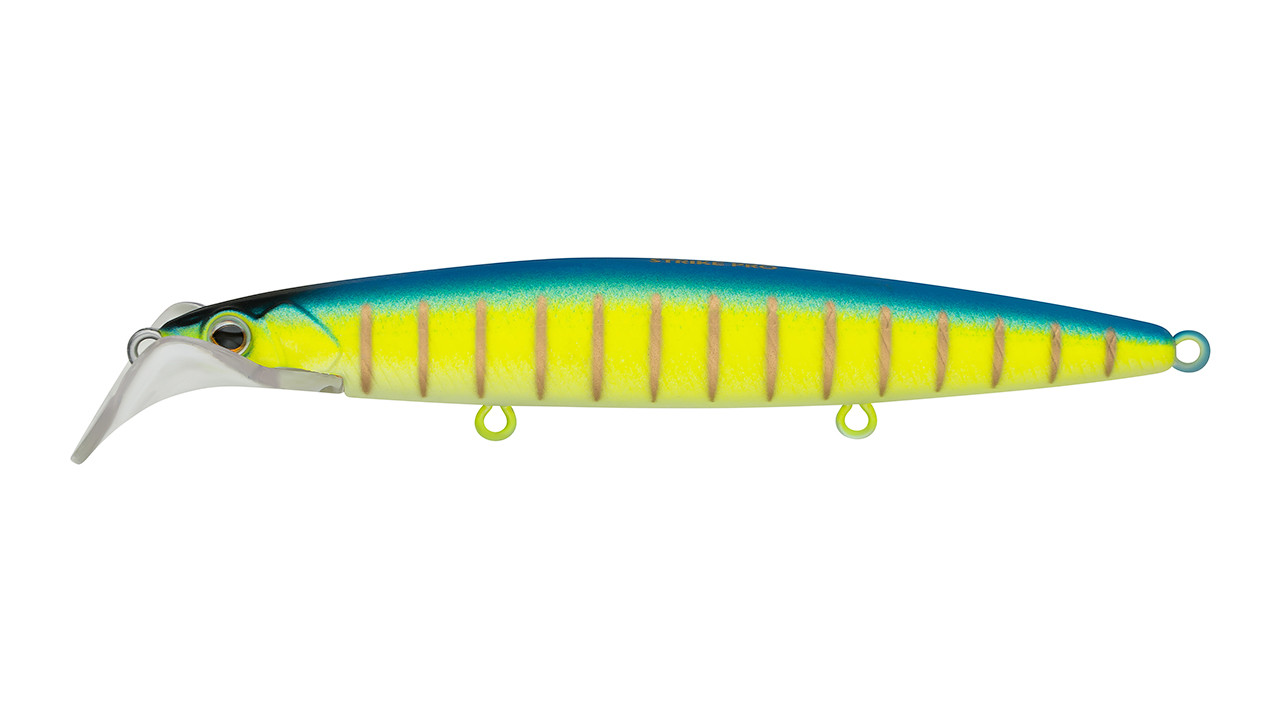 Воблер Минноу Strike Pro Scooter Minnow 110F, 110 мм, 11,8 гр, Загл. 1,5м.-2,5м., Плавающий, цвет: 597S Blue Mat Tiger, (EG-186F#597S) (128506)
Воблер Минноу Strike Pro Scooter Minnow 110F, 110 мм, 11,8 гр, Загл. 1,5м.-2,5м., Плавающий, цвет: 597S Blue Mat Tiger, (EG-186F#597S) (128506)