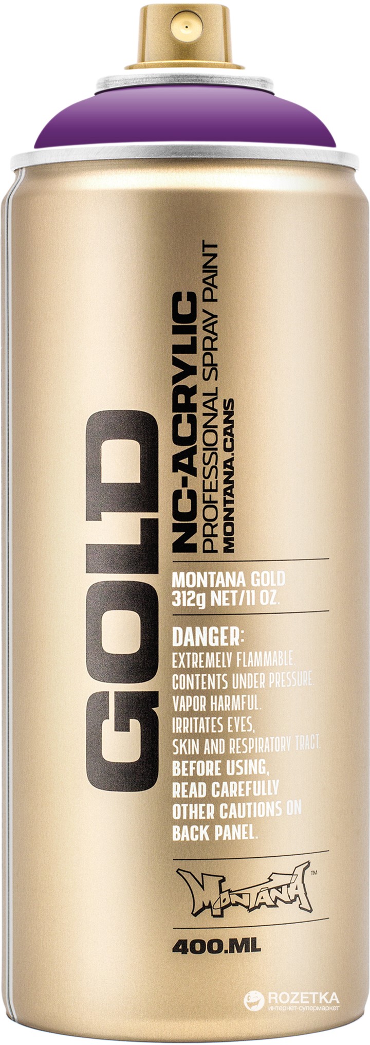 Акриловая краска-спрей Montana Gold 4230 Валерия 400 мл (Valerie) (4048500284656)
Акриловая краска-спрей Montana Gold 4230 Валерия 400 мл (Valerie) (4048500284656)