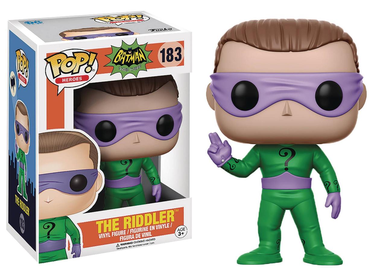 Фигурка Funko Pop Фанко Поп Бэтмен 66 Риддлер Batman The Riddler 10 см TR183 (CZ00TR183)
Фигурка Funko Pop Фанко Поп Бэтмен 66 Риддлер Batman The Riddler 10 см TR183 (CZ00TR183)