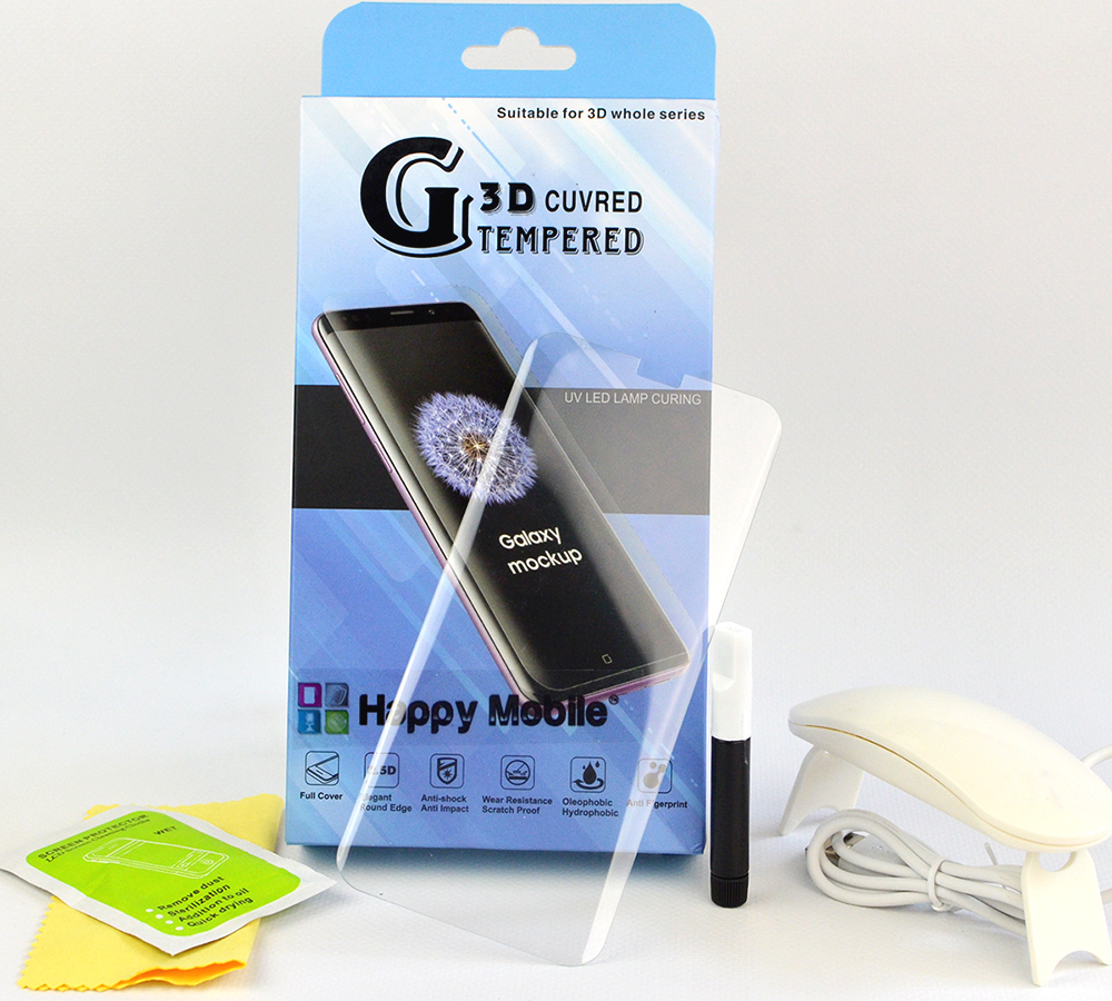 Защитное стекло для Samsung Galaxy S9 Plus - Happy Mobile 3D Ultra Glass Premium (Full Liquid Glass Glue) (with UV glue and UV lamp)
Защитное стекло для Samsung Galaxy S9 Plus - Happy Mobile 3D Ultra Glass Premium (Full Liquid Glass Glue) (with UV glue and UV lamp)