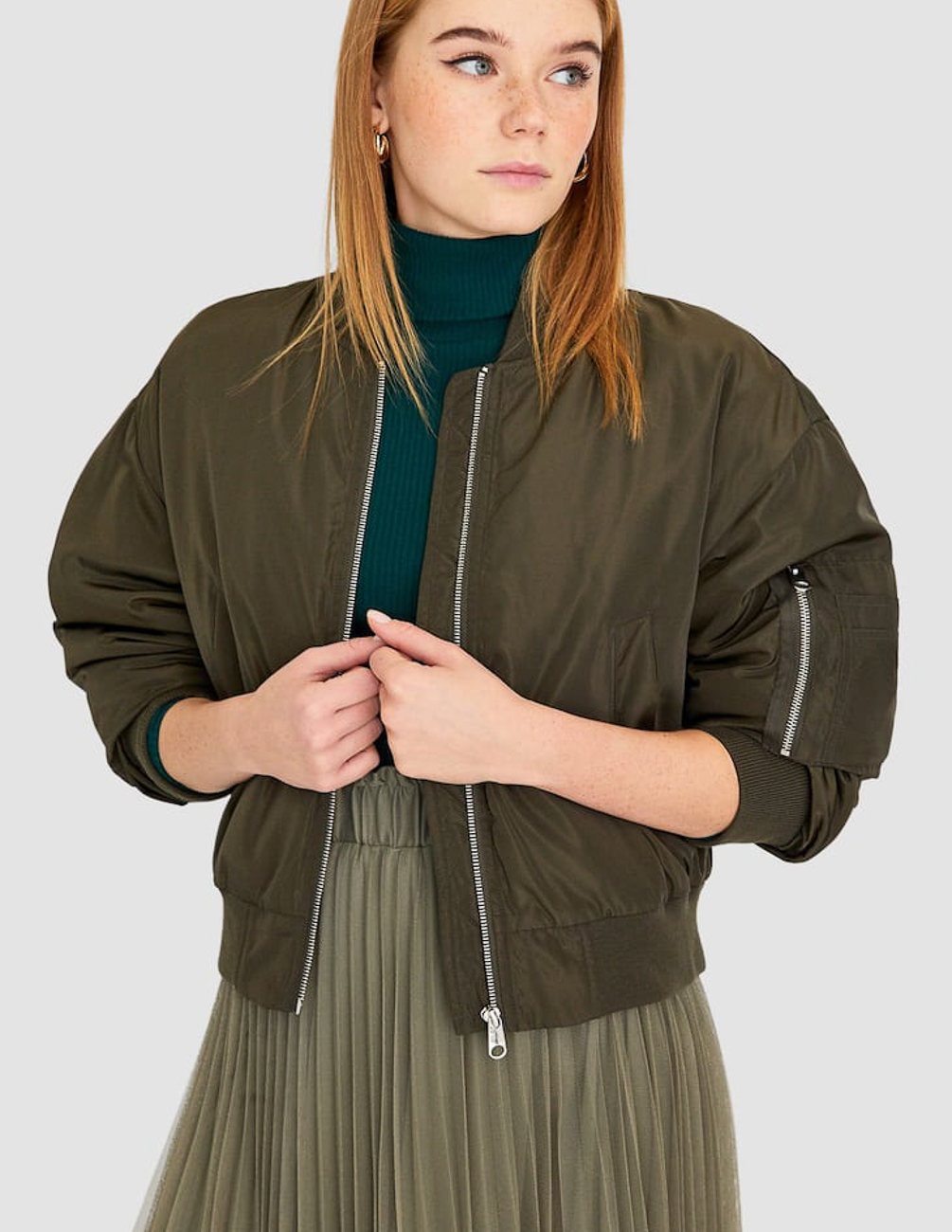 Бомбер Stradivarius Ж1052094 (5716/563/550) цвет зеленый, Бомбер Stradivarius Ж1052094 (5716/563/550) цвет зеленый L
Бомбер Stradivarius Ж1052094 (5716/563/550) цвет зеленый, Бомбер Stradivarius Ж1052094 (5716/563/550) цвет зеленый L