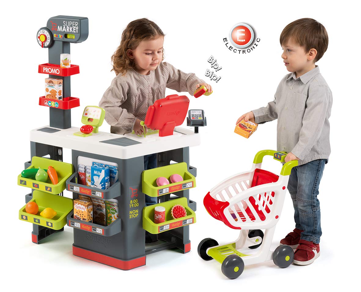 Игровой набор Smoby Интерактивный супермаркет Toys City Marketс тележкой (350213)
Игровой набор Smoby Интерактивный супермаркет Toys City Marketс тележкой (350213)