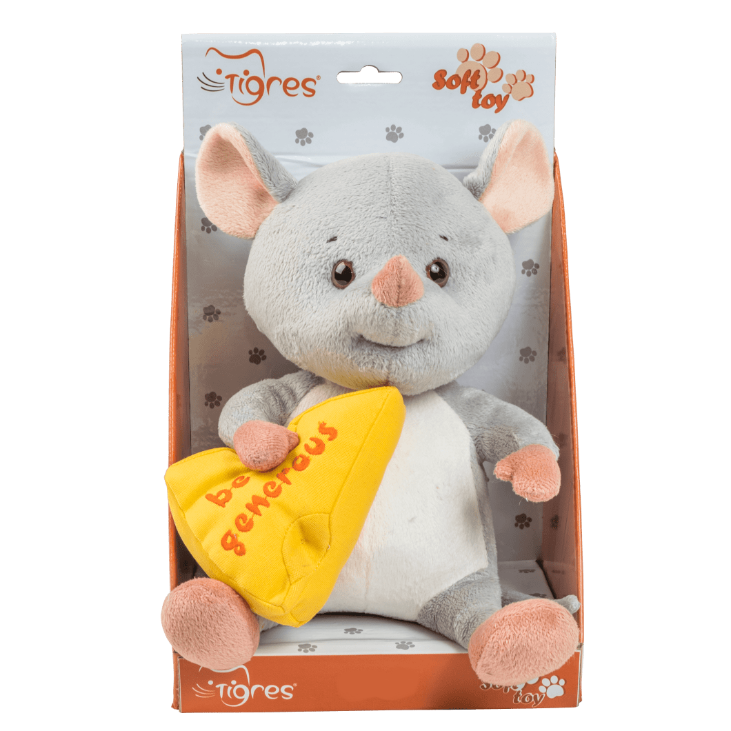 Мягкая игрушка Мышка "Be generous" Tigres (22 см) (ІГ-0067)
Мягкая игрушка Мышка "Be generous" Tigres (22 см) (ІГ-0067)