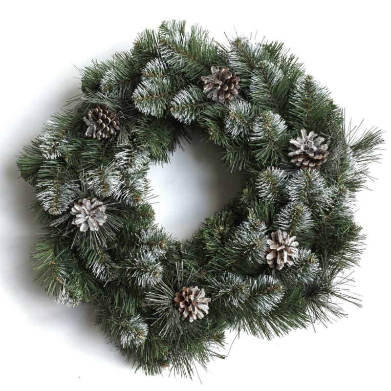 Венок с шишками Noel d=50см 
Венок с шишками Noel d=50см