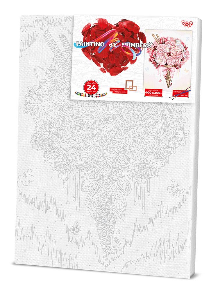 Картина по номерам Danko Toys креативна творчість Painting by numbers 30см*40см економ №8 "Букет"
Картина по номерам Danko Toys креативна творчість Painting by numbers 30см*40см економ №8 "Букет"