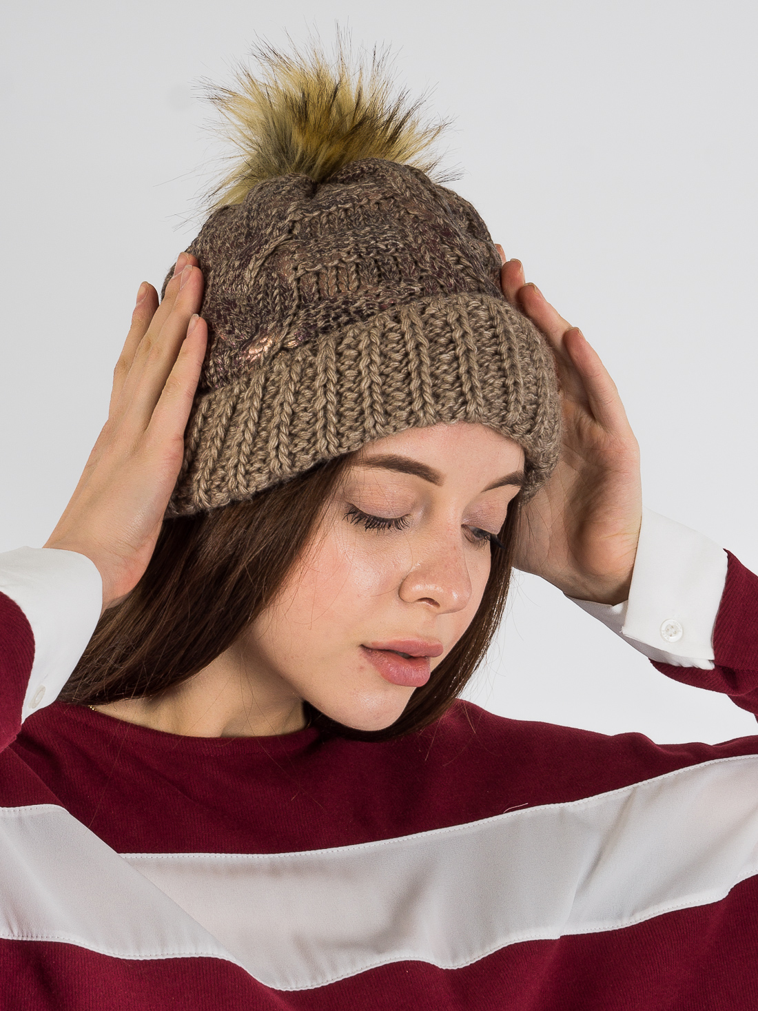 Шапка BEBE PLUS 5 M Коричневый
Шапка BEBE PLUS 5 M Коричневый