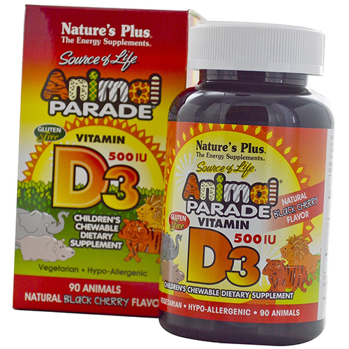 Витамин Д для детей, Animal Parade Vitamin D3 500 Children`s, Nature's Plus 90таб Черешня (36375026) 
Витамин Д для детей, Animal Parade Vitamin D3 500 Children`s, Nature's Plus 90таб Черешня (36375026)