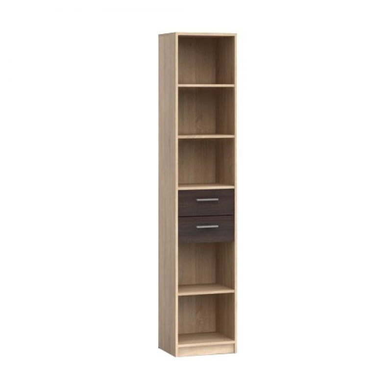 Высокий книжный шкаф с ящиками и нишами для гостиной Nepo Plus Black Red White 40x197x34 (NEPO_PLUS_REG2S/40) 011601
Высокий книжный шкаф с ящиками и нишами для гостиной Nepo Plus Black Red White 40x197x34 (NEPO_PLUS_REG2S/40) 011601