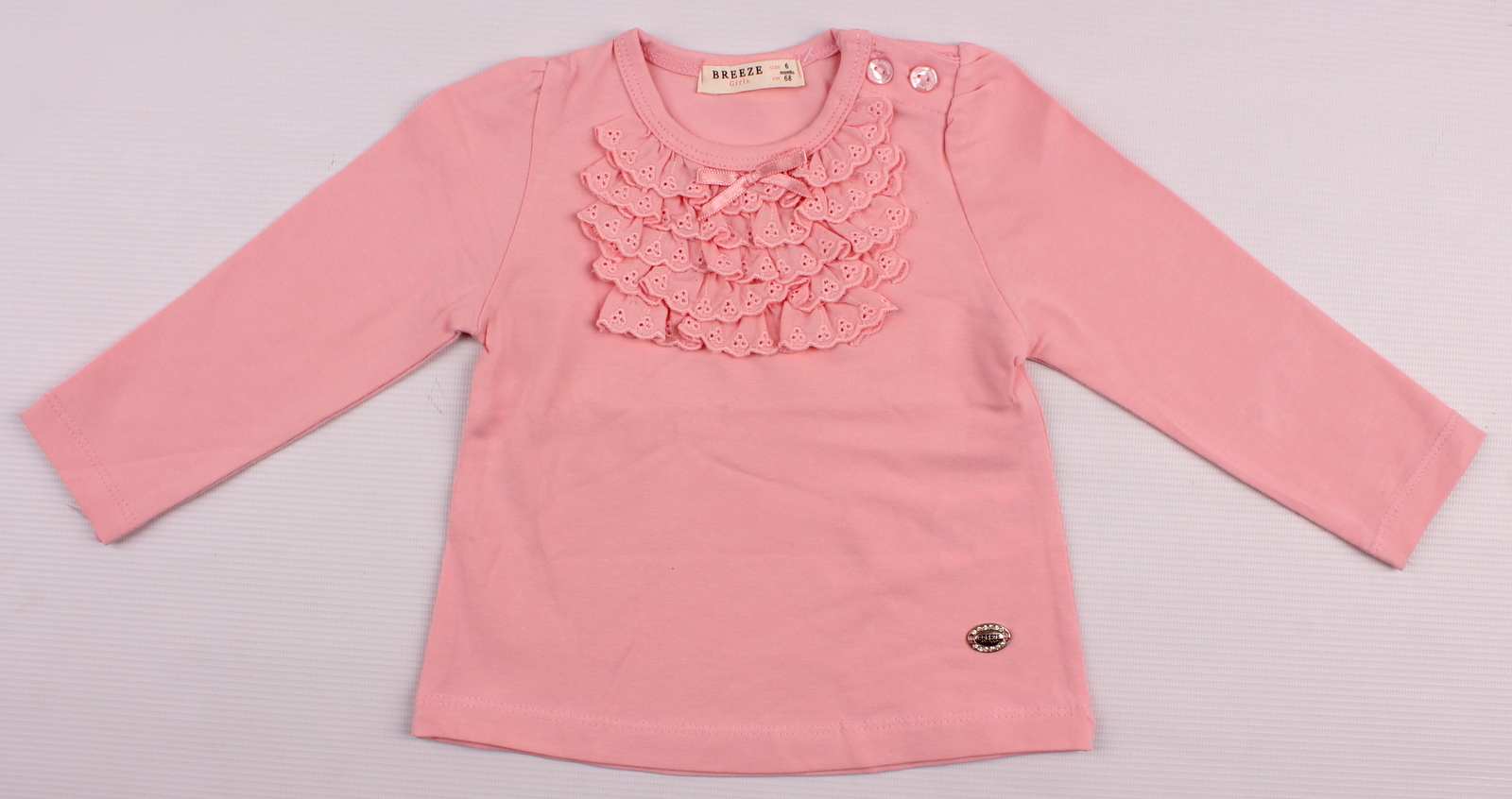Футболка с длинным рукавом Breeze Розовый 68 см 10040
Футболка с длинным рукавом Breeze Розовый 68 см 10040