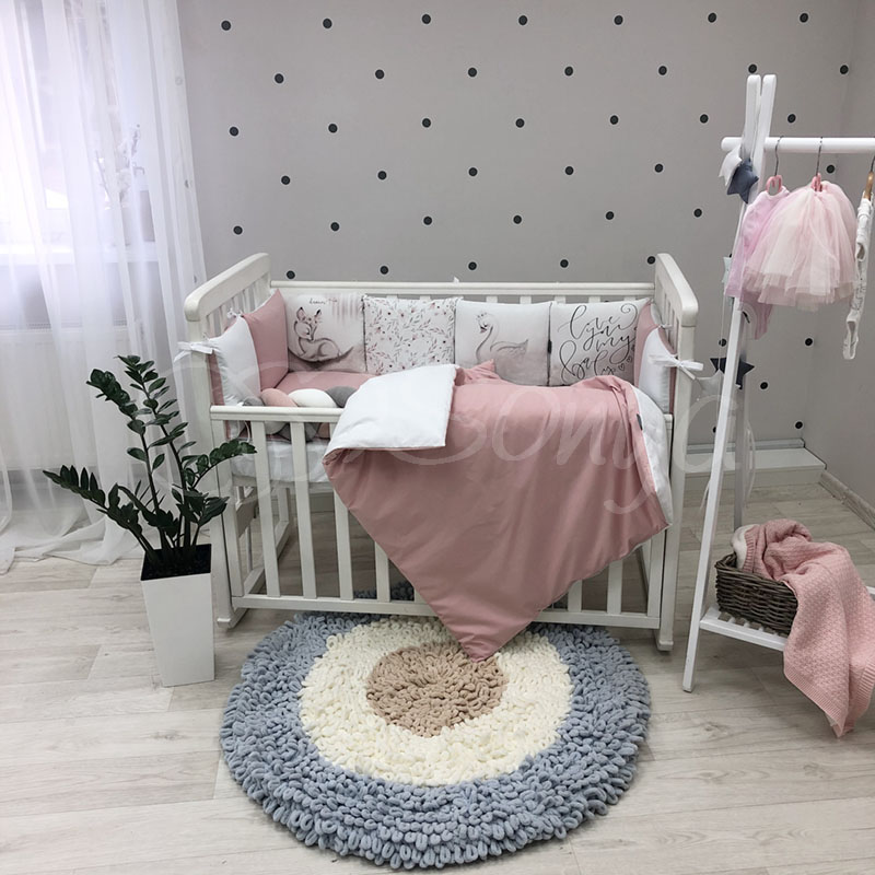 Постельный комплект в детскую кроватку без балдахина (6 пр.) Art Design Оленёнок
Постельный комплект в детскую кроватку без балдахина (6 пр.) Art Design Оленёнок