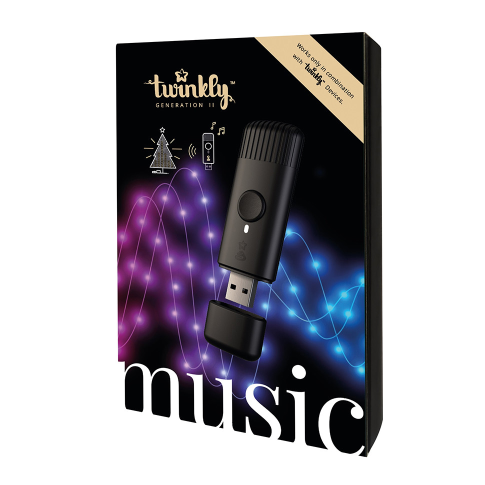 USB адаптер Music Dongle для Smart LED Гирлянд Twinkly, Gen II (8 м, 100 ламп)
USB адаптер Music Dongle для Smart LED Гирлянд Twinkly, Gen II (8 м, 100 ламп)