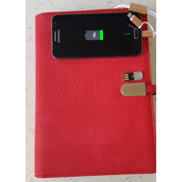 Ежедневник с функцией беспроводной зарядки Universal Book блокнот органайзер, Powerbank, Флешка 16Gb, ручка (Красный)
Ежедневник с функцией беспроводной зарядки Universal Book блокнот органайзер, Powerbank, Флешка 16Gb, ручка (Красный)