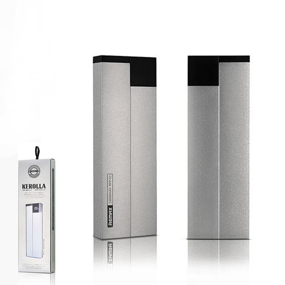 Портативное зарядное устройство (Power Bank) REMAX Power Bank Kerolla Series PPP-20 10000 mAh Silver
Портативное зарядное устройство (Power Bank) REMAX Power Bank Kerolla Series PPP-20 10000 mAh Silver