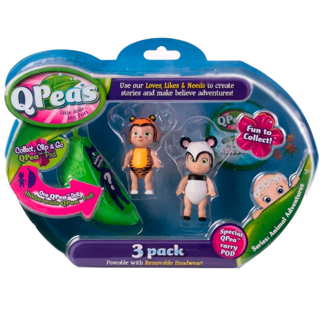 Игровой набор Приключения животных 3 фигурки Tilley Pepilla и сюрприз в стручке QPeas 103153
Игровой набор Приключения животных 3 фигурки Tilley Pepilla и сюрприз в стручке QPeas 103153